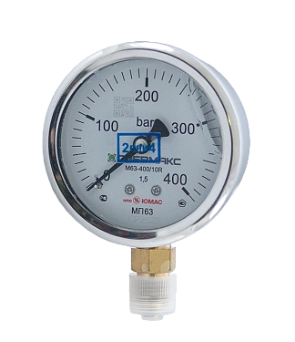 M63-400/10R_(без поверки) - Манометр вибростойкий
