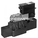 DXPE*J - Сервораспределитель пропорциональный быстродействующий с пилотным управлением, встроенной электроникой и обратной связью по положению золотника 