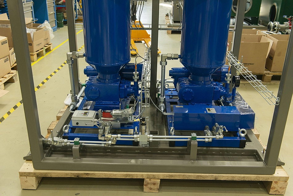 CTR-KV-C0365 - станция пластичной смазки в установке непрерывной разливки стали