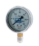 M63-060/10R_(без поверки) - Манометр вибростойкий