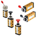 228 - Распределитель пневматический с механическим управлением (тумблер/кнопка)