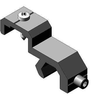 1320.B - Скоба для крепления датчика положения серии 1500 на цилиндр серии 1319-1321