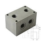 P2D-Z/21 - Плита для батарейного монтажа