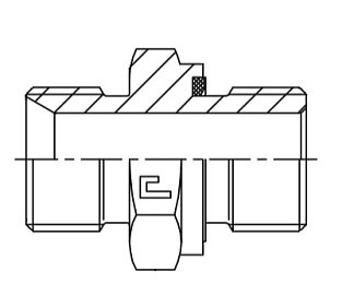 307204 - Фитинг-соединитель с уплотнительным кольцом