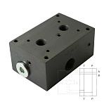 P4D-A/21_1561471 - Плита для монтажа  MRQA* + VR-I* и последующего монтажа плит P2D, сталь