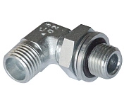 106107.1 - Фитинг угловой поворотный c контргайкой