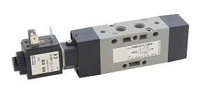 T488.52.0.1.M9 - Распределитель пневматический с электромагнитным управлением, технополимер