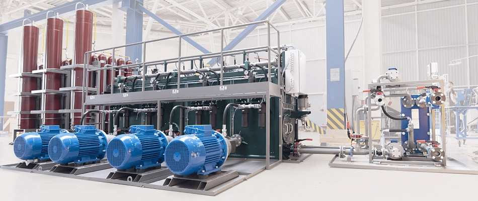 Насосно-аккумуляторная станция (НАС) CTR-KV-D0078 с гидропанелями для дуговой сталеплавильной печи ДСП-25