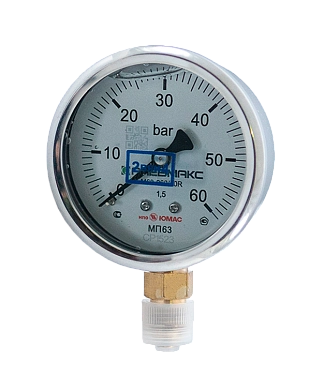 M63-060/10R_(без поверки) - Манометр вибростойкий
