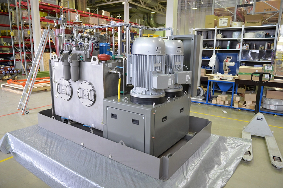 Гидростанция CTR-KV-D0089 для сервоприводов турбины 100 МВт на ТЭС "Максимо Гомес" (Куба)