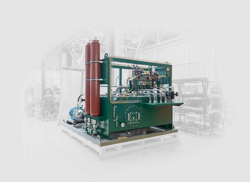 Гидростанция для муфтонавёрточных станков участка навертки муфт на обсадные трубы CTR-KV-D1-0191