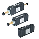 824 - Распределитель пневматический с электромагнитным управлением