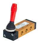 228.52.9.1/1 - Распределитель пневматический с механическим управлением