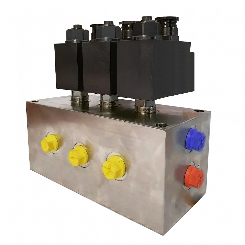 Блок BLKV03-0445 клапанов во взрывозащищенном исполнении для стендового оборудования