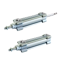 1393 - 1394 - Цилиндры пневматические из нержавеющей стали по ISO 15552