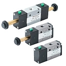 888 - Распределитель пневматический с электромагнитным управлением