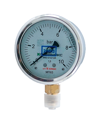 M63-010/10R - Манометр вибростойкий