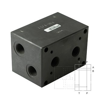 P4D-F/21_1561441- Плита для батарейного монтажа, СЕТОР 5