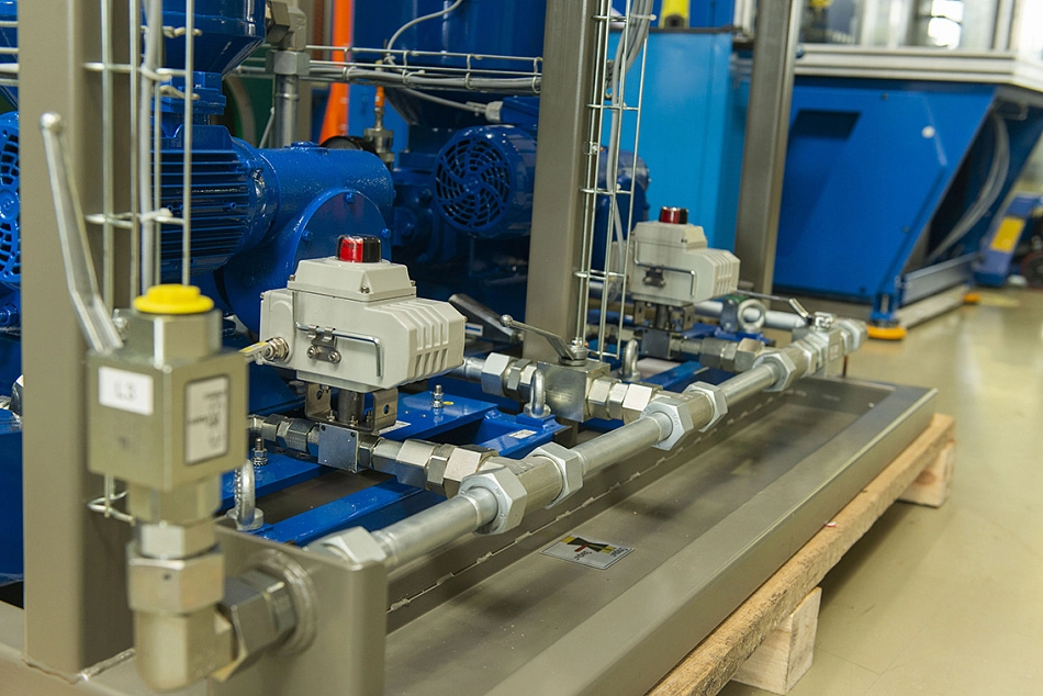 CTR-KV-C0365 - станция пластичной смазки в установке непрерывной разливки стали