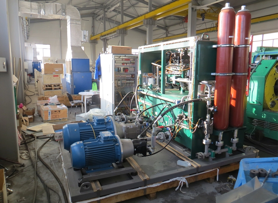 Гидростанция для муфтонавёрточных станков участка навертки муфт на обсадные трубы CTR-KV-D1-0191