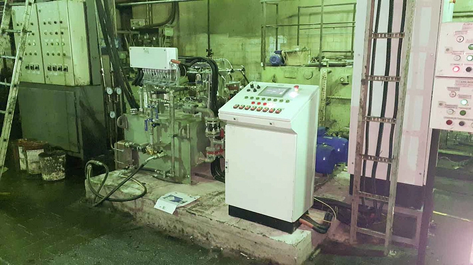 Гидростанция CTR-KV-C0153 для установки системы изменения ширины сечения кристаллизатора во время разливки стали