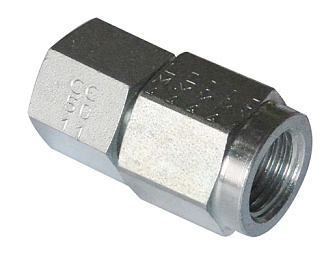 606005 - Фитинг прямой под манометр в сборе с гайкой