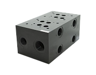 EM207/2Y - Плита для распределителей и клапанов, двухместная, CETOP 07