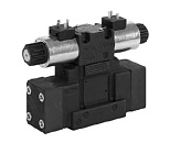 DSP5 (DSC5)  - направляющий гидрораспределитель с пилотным электромагнитным или гидравлическим управлением