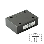 EB253 - Плита-заглушка, CETOP 03, P-A-B- соединены, Т-заглушен