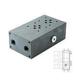 P2X2M/10- Плита для батарейного монтажа