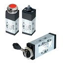 T228 - Распределитель пневматический с механическим управлением (тумблер/кнопка)