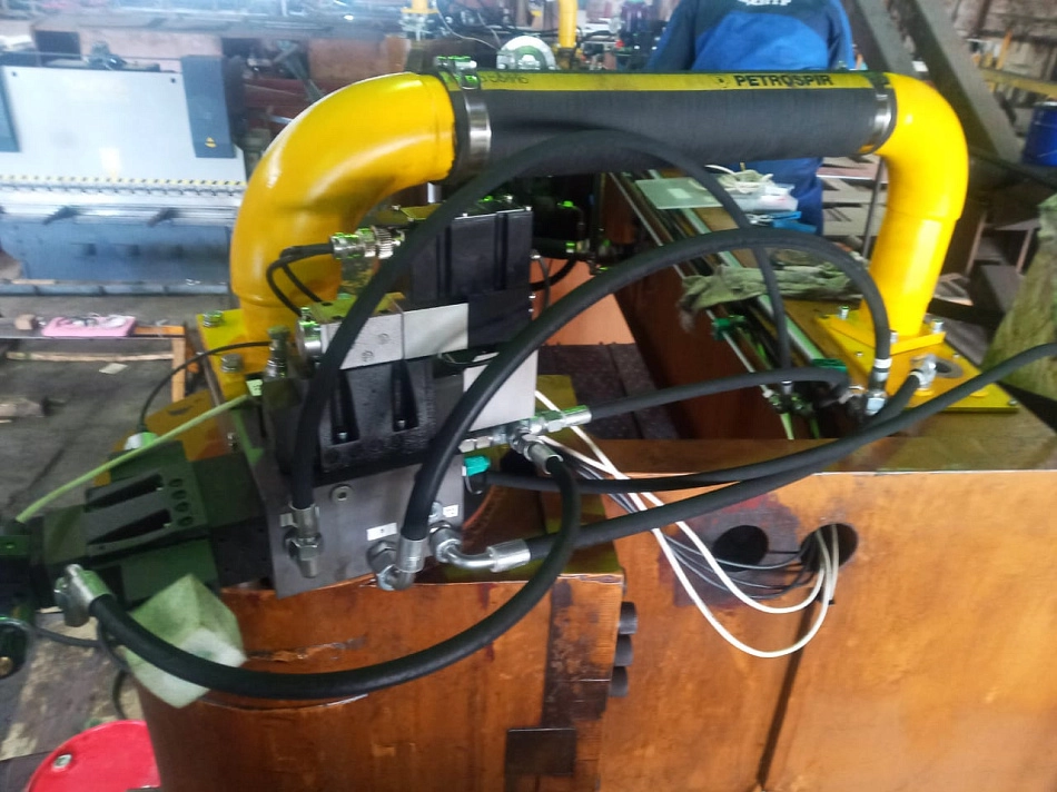 Гидросистема кромкофуговального пресса листогиба Jaromet NCJ 80-500 CTR-KV-C0223