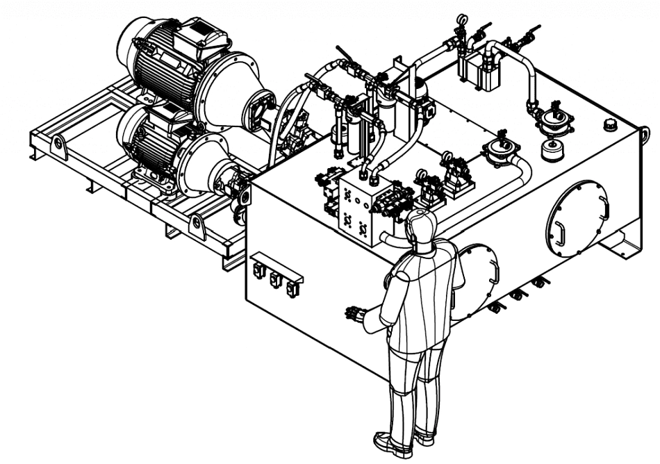 Гидростанция для молота М7352Б CTR-KV0968