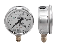 M63-100/10R_(без поверки) - Манометр вибростойкий