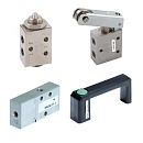 105 - Распределитель пневматический с механическим управлением миниатюрный