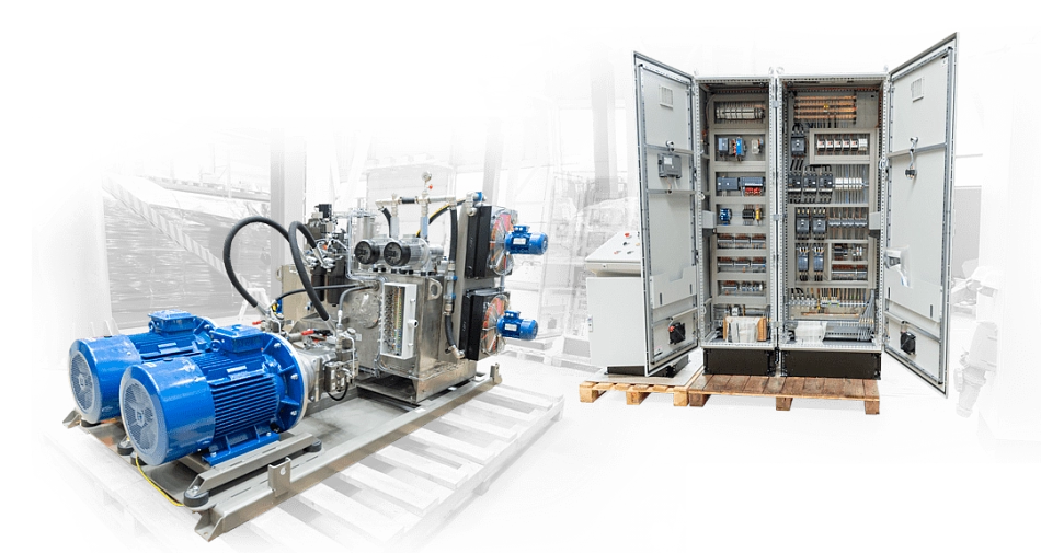 Гидропривод CTR-KV-B1485 кантователя горячекатаных рулонов листовой стали