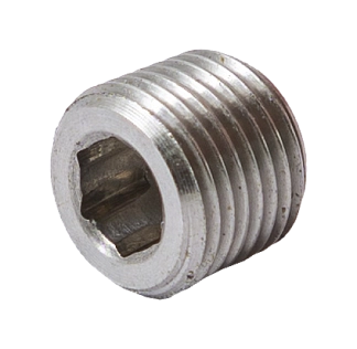 311001 - Заглушка с резьбой BSPT, нержавеющая сталь
