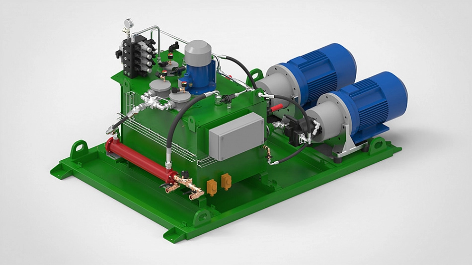 Гидростанция CTR-KV-B1005 разжима электродов в ЭСПЦ