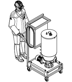 CTR-KV-C0033 Станция прокачки густой смазкой
