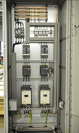 Система управления гидравлической станции автоматизированного погрузочного комплекса сыпучих материалов