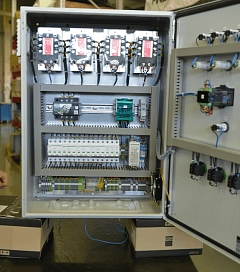 Система управления гидростанции испытательного стенда теплообменников