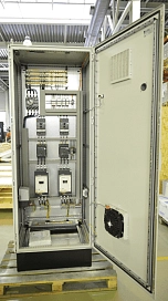 Система управления гидравлической станции автоматизированного погрузочного комплекса сыпучих материалов