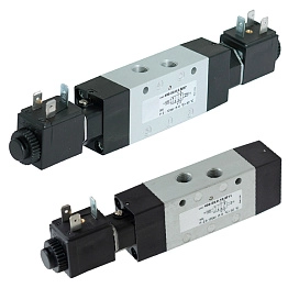 488 - Распределитель пневматический с электромагнитным управлением