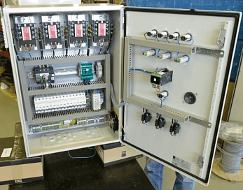 Система управления гидростанции испытательного стенда теплообменников