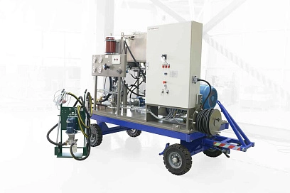 Система управления насосной станции стенда испытаний и промывки линейных приводов