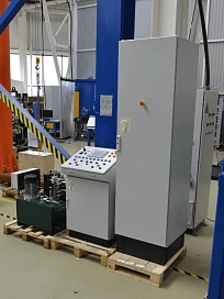 Система управления станции установки системы изменения ширины кристаллизатора