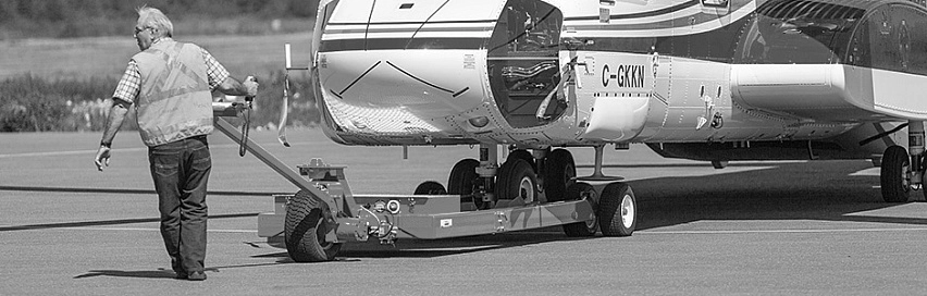 CTR-KV1224-3 Тележка вертолетная буксировочная для Ми-8, с гидравлическим приводом, самоходная