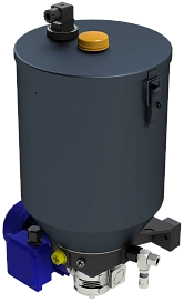 PEO - Станция насосная последовательного действия плунжерная для жидкой смазки (металлический бак)