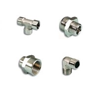 Фитинги резьбовые из никелированной латуни